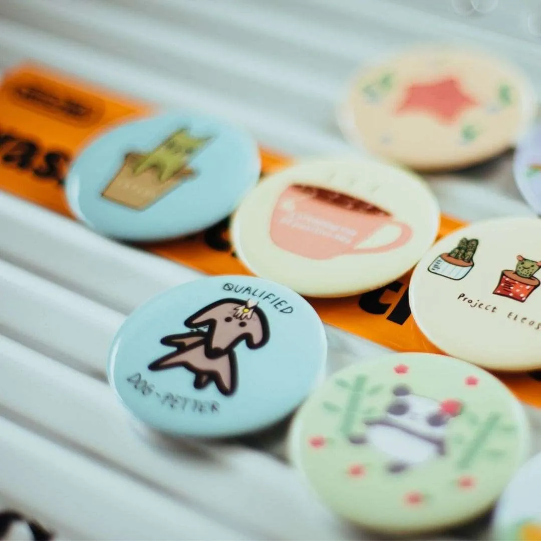 tinplate badge - 3