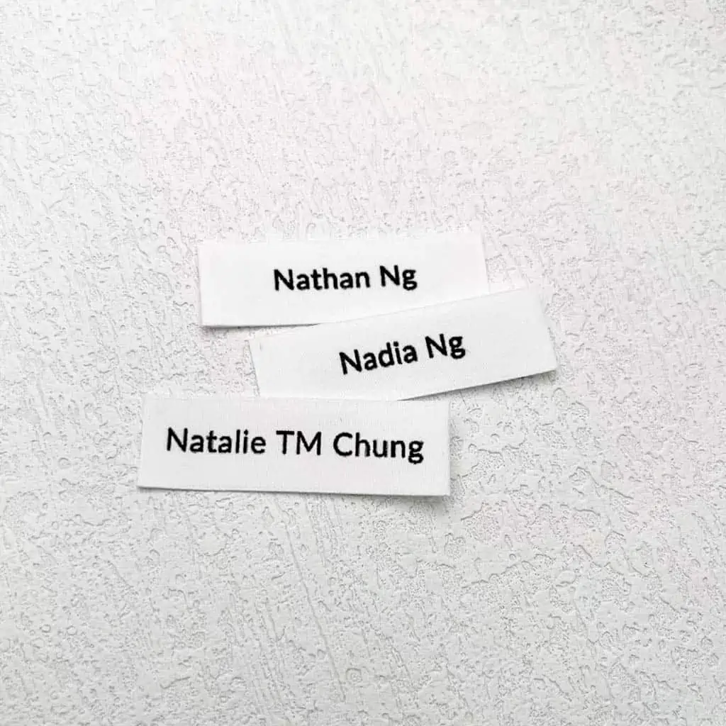 student labels