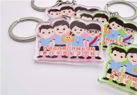acrylic keychain menu