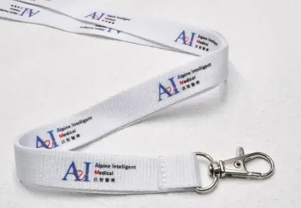 polyester lanyards menu